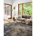 thumbnail image 4 of Loloi Samra SAM-03 Dk. Grey / Spice Abstract Area Rug 2'-7" x 12'-0", 4 of 6