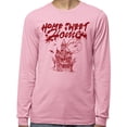 thumbnail image 2 of Home Sweet Home Haunted Long Sleeve Shirt Unisex 2X-Large Pink, 2 of 5