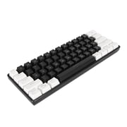61 Key Mechanical Keyboard, RGB Mechanical Gaming Keyboard, Wired Office Keyboard with Blue Switch, Gaming Mechanical Keyboard with Cool Lighting Effect