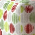 thumbnail image 4 of HomeRoots 17" Red And White Cotton Polka Dots Pouf Cover, 4 of 5