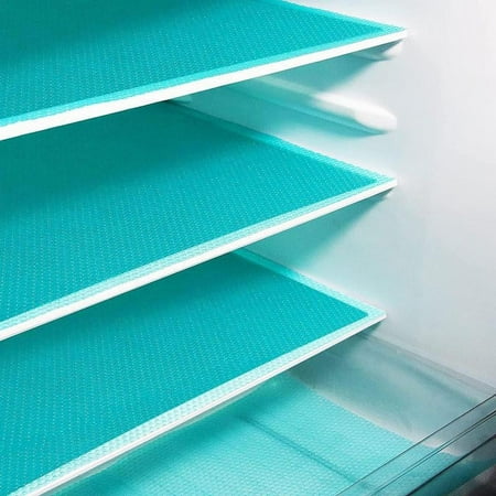 

Washable Fridge Mat Moisture-proof Fridge Liner Tableware Mat for Dining Table Non-slip Drawer Mat Summer Essentials Multipurpose Placemat for Home Kitchen Accessories