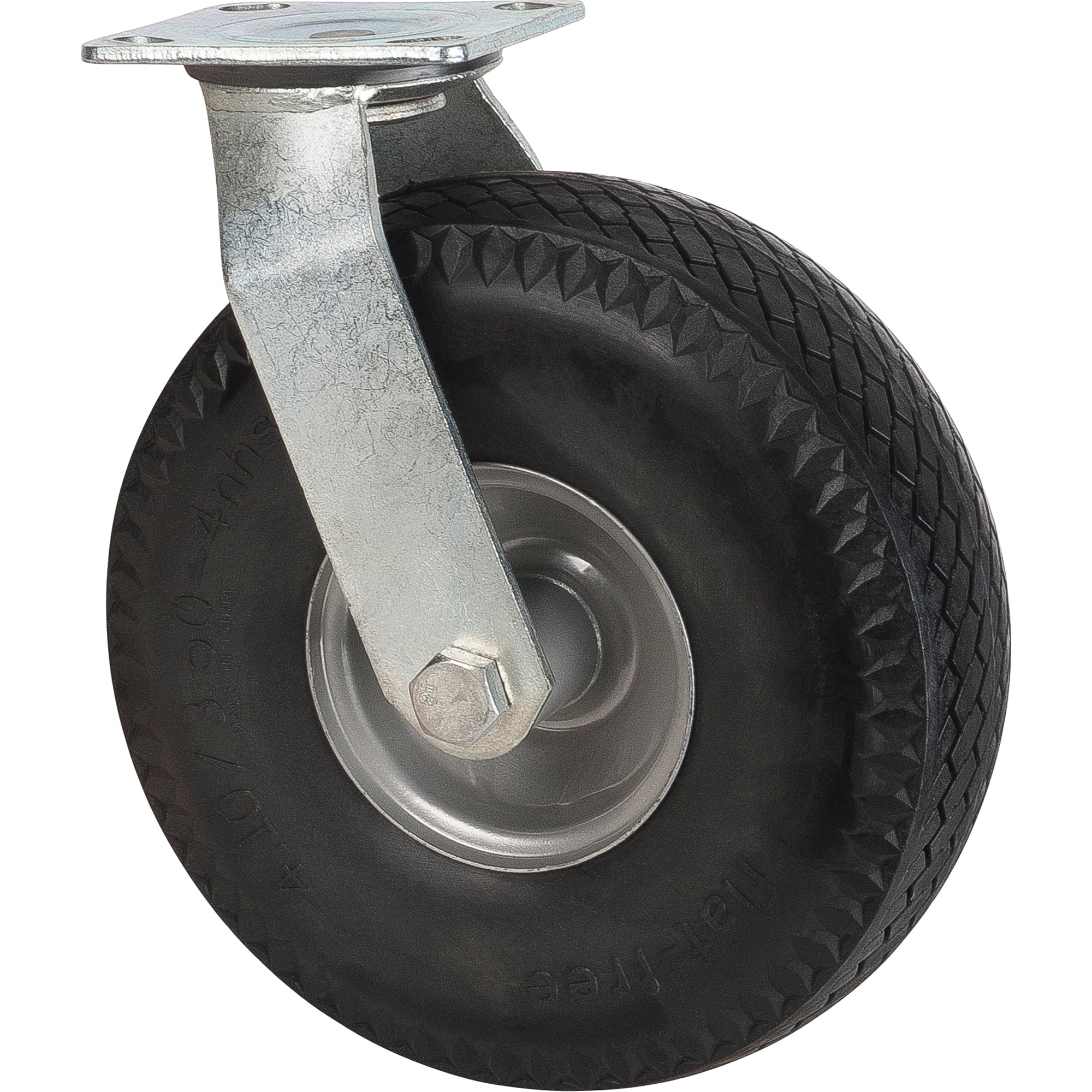 FlatFree Casters, Swivel, 10" (254 mm), FlatFree, 300 lbs. (136 kg