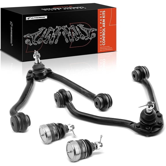 A-Premium 4Pcs Front Suspension Kit Upper Control Arm Ball Joint Compatible with Chevrolet Express 2500 3500 1996-2002 C1500 Suburban 1994-1999 C2500/C2500 Suburban GMC Savana 2500 3500 C3500