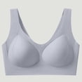 thumbnail image 5 of MEICHEN Full Cup Push Up Bras for Women Wireless Supportive Anti Sagging Underwear Solid Everyday Bras Summer Essentials Fall Fashion Clothes, 5 of 5