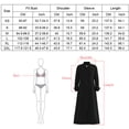 thumbnail image 4 of GRACEART Women Clergy Cassock Robe for Church Cross Pastor Robes Priest Clerical Robe, 4 of 6