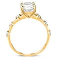 thumbnail image 4 of Pompeii Certified 2 3/4Ct TW Oval Diamond Engagement Ring Lab Grown 14k Gold (G/H,VS2-SI1), 4 of 8