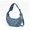 Dark blue, variant on Denim Hobo Bag for Women, Vintage Washed Denim Crossbody Bag, Lightweight Crescent Shoulder Bag with Adjustable Strap, Small Casual Denim Purse Sling Bag for Daily Travel Shopping