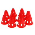 thumbnail image 1 of koolsoo 3- 10pcs Plastic Windproof Sport Training Road Cones Red 6 Pcs, 1 of 9