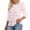 Pink, variant on BUIGTTKLOP Tops for Women Dressy Casual 3/4 Length Sleeve Shirts Crochet Lace Boho Tops Summer Outfits 2026