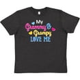 thumbnail image 3 of Inktastic My Grammy and Grampy Love Me with Hearts Youth T-Shirt, 3 of 5
