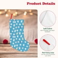 thumbnail image 4 of Lsque Healthy And Ill White Teeth Pattern 18 Inch Christmas Stockings, Festive Holiday Stocking for Christmas Decorations Holiday Decor, 4 of 8