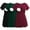 Black/Deep Green/Maroon, variant on Women's Maternity Clothes Short Sleeve Nursing Tops Breastfeeding Shirts 3-Pack