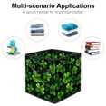 thumbnail image 2 of Saint Patrick's Day Large Capacity Foldable Storage Baskets with Handle, 10.8"x10.5"x10.6", Toy Storage Cube Organizer Storage Containers, 2 of 6