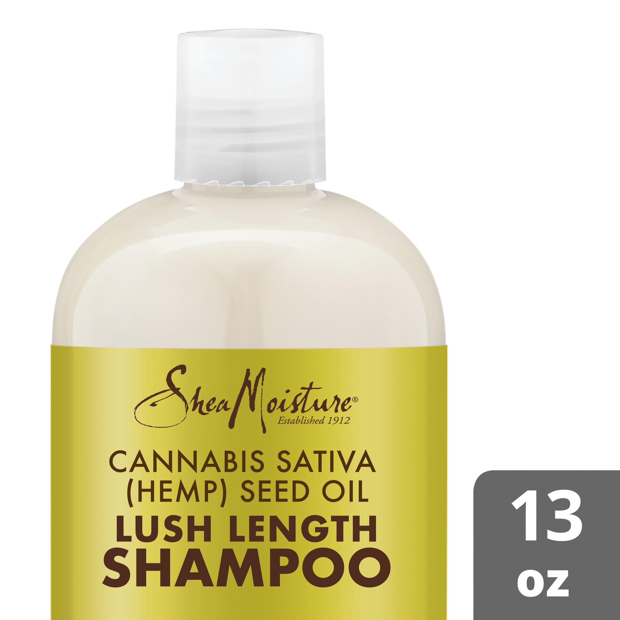 SheaMoisture Cannabis Seed Oil Hair Shampoo Lush Length, 13 oz