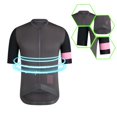 thumbnail image 2 of Zmoon Men's Summer Cycling Short Sleeve Breathable Top, 2 of 4