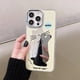 thumbnail image 4 of Cute Daisy Pattern Phone Case For iPhone 14 Pro Max Mirror Phone Cases For iPhone 15 11 12 13 Pro Max X XR XS Max Make up Cover, 4 of 5