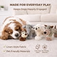 thumbnail image 3 of Squeaky Dog Chew Toy Fabric Robust Interactive Play Teething Puppies Small Medium Dogs Relieve Boredom Calming Happy TOPLIU (11"x7.48"), 3 of 8