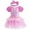 D/Pink princess, variant on WIBACKER Infant Baby Girls Princess Romper Costume Onesie Fancy Dress Bodysuit with Headband Halloween Birthday Dresses