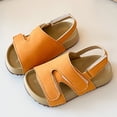 thumbnail image 2 of Gubotare Boys Summer Shoes Boy's Girl's Soft Closed Toe Outdoor Beach Summer Sport Sandals Water Shoes (Toddler/Little Kid/Big Kid) Size 1 (Brown,1 Big Kid), 2 of 8