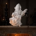 thumbnail image 6 of Halloween Decorations Ghost with Lantern and Walking Cat, Lighted Ghost Figurine, Cute Halloween Decor for Shelf Mantel Table Display, Indoor Halloween Home Decoration, 6 of 7