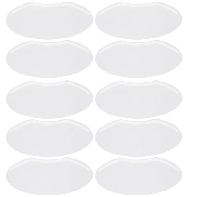 50pcs cubierta facial transparente desechable protector de ojos creativo máscara de protección facial para el cabello para salón
