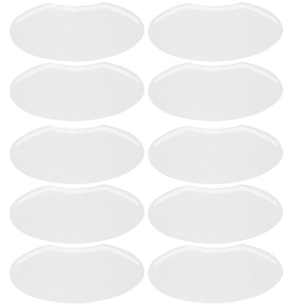 50pcs cubierta facial transparente desechable protector de ojos creativo máscara de protección facial para el cabello para salón