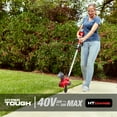 Hyper Tough 40V MAX Cordless 13Inch String Trimmer & Wheeled Edger
