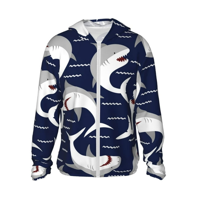 Naloa Veste Légère à Capuche Protection Solaire à Fermeture Éclair Complète pour Hommes et Femmes, Manches Longues, pour Randonnée, Pêche, Voyage, Poches Zippées - Grande Taille