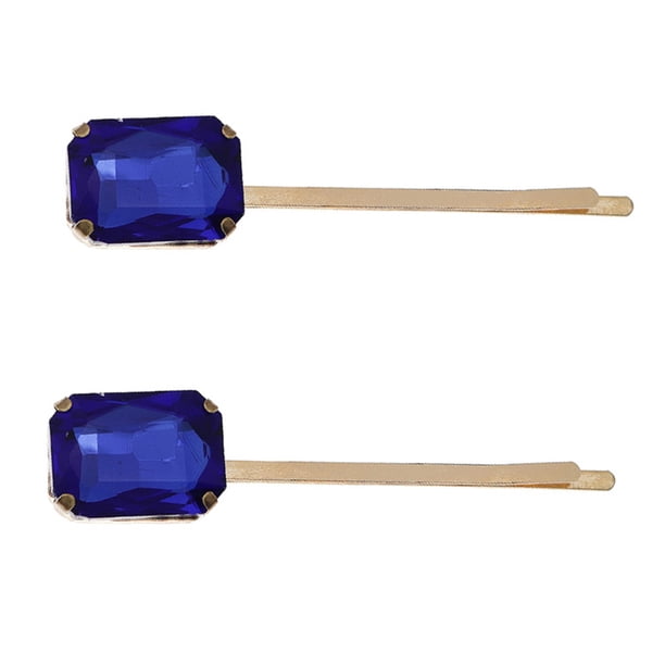 EeaseMX 1 juego de 2 horquillas de cristal para el pelo con flequillo, bonitas horquillas para el pelo