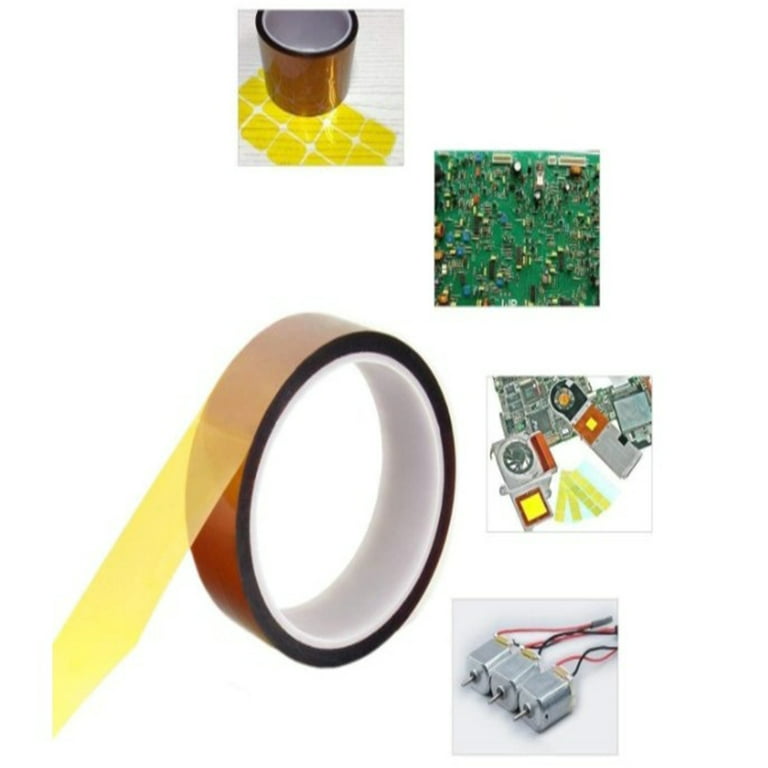 HA-EMORE Heat Tape Heat Resistant Tape Adhesive Transfer Tape Thermal Tape  High Temperature Tape for Electronics Sublimation Heat Press DIY Crafts No  Residue 