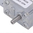 thumbnail image 4 of DC Worm Gear Motor Self Locking Brass Coil Aluminum Alloy Shell Speed Reduction Geared Motor DC24V 375RPM, 4 of 4