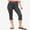 Dark Grey, variant on Fitted Capri Pants for Women Split Hem Capri Pants Mid Rise Stretch Capri Leggings Skinny Cropped Going Out Dress Pants Work Business Casual Capris Pants
