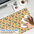thumbnail image 4 of Long Mouse Pads for Desk,Yellow Cartoon Dinosaurs Pattern Desk Mats on Top Of Desks, Desk Mouse Pad Extra Large with 3mm Non-Slip Base and Stitched Edge for Gaming,Office,Work,Home 31.5"x15.7", 4 of 6