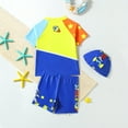 thumbnail image 6 of MEZZALL Summer Toddler Boys Girls Short Sleeve Cartoon Prints Swimwear Beach Swimsuit Bikini 4-5 Years Comfort Kids Swim Wear, 6 of 6