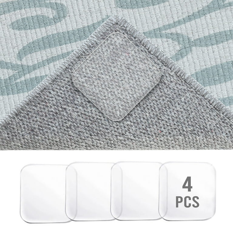 Sussexhome Solid Gray Bathroom Rugs Sets, Shower Rugs with Toilet Rugs U Shaped, Non Slip Bath Mats, Machine Washable Bath Mat