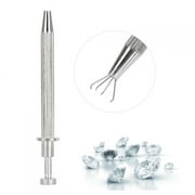 Ymiko Bead Grabber, Jewelry Holder Tweezers With 4 Claws For Grabbe For Eyeglass Repair For Small Screw For Beading