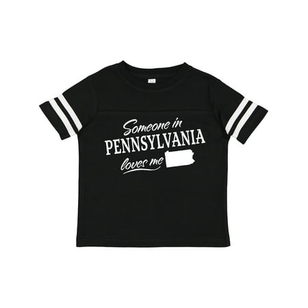 

Inktastic Someone in Pennsylvania Loves Me Boys or Girls Toddler T-Shirt