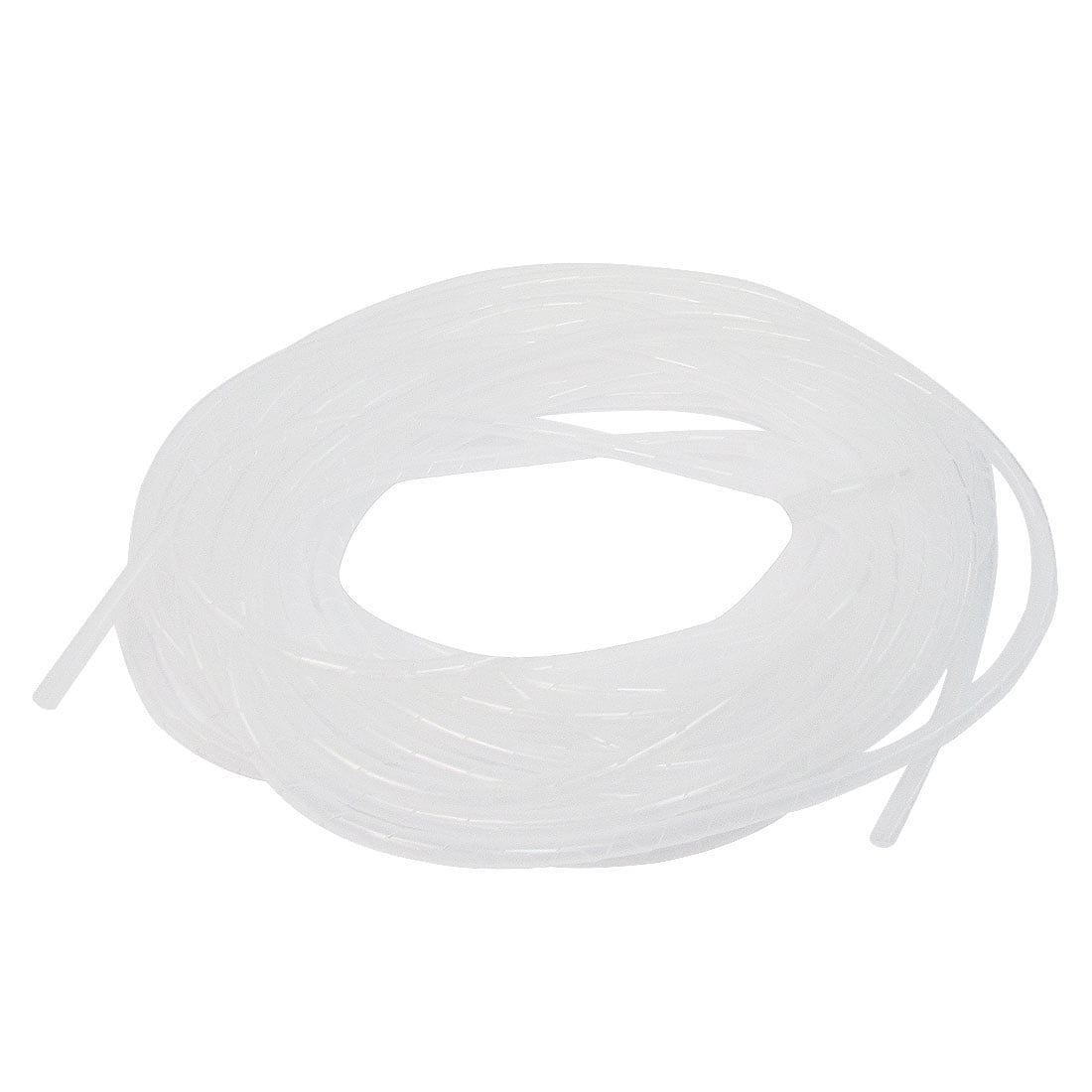 Spiral Cable Wire Wrap Tube Computer Manage Cord clear 16M 6mm 52.5FT 