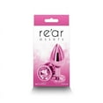 thumbnail image 1 of Rear Assets Aluminum Anal Plug, Medium, Pink, 1 of 5