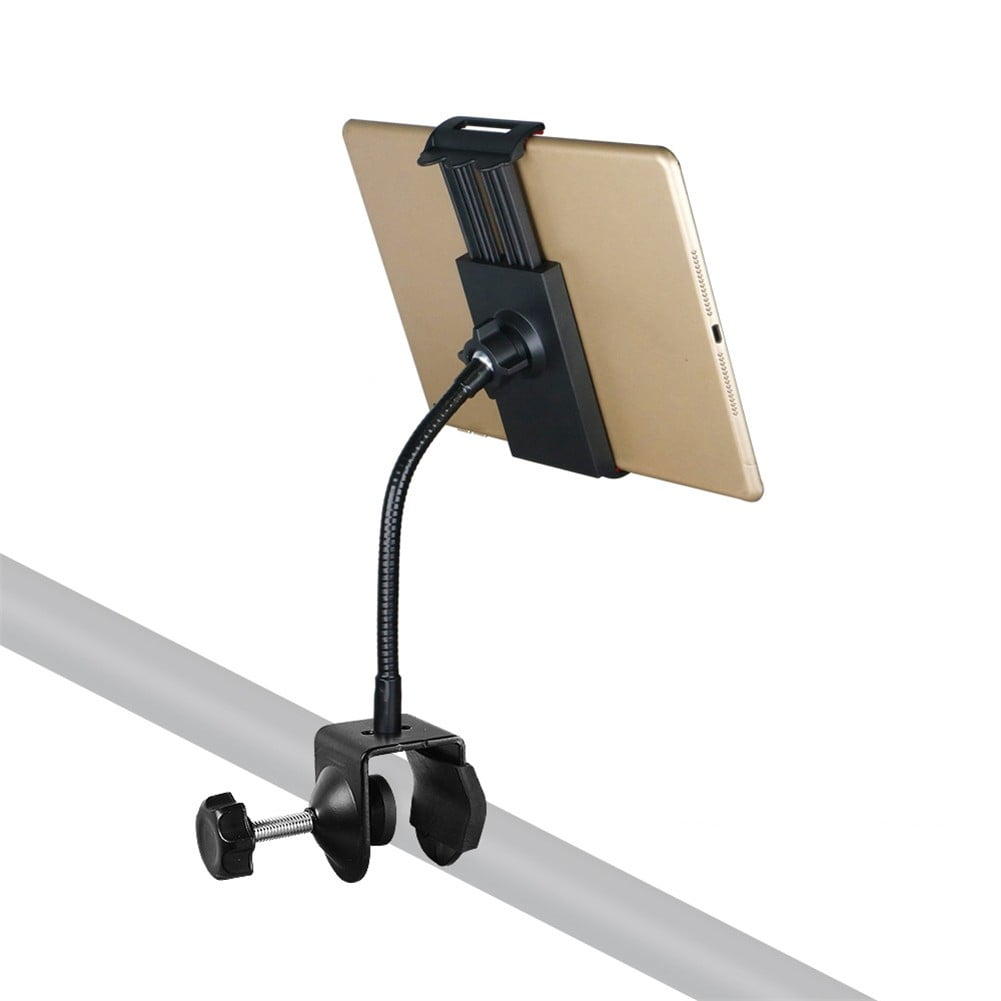 Mosiee Adjustable Microphone Stand Mount Holder For Tablet Holder Clip Phone Clamp