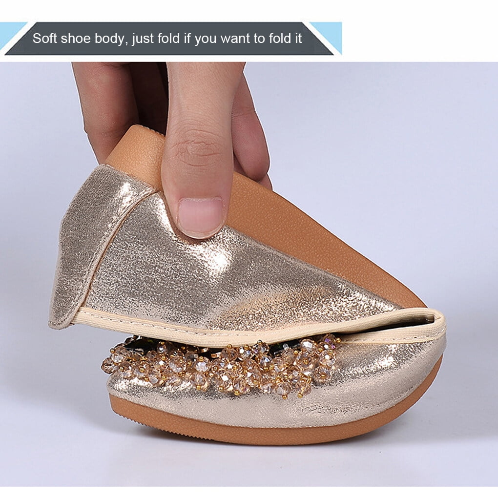 Pair Leisure Time Women Rhinestone Loafers Party Holiday