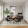 thumbnail image 7 of Pemberly Row Boucle Upholstered Seat and Back Side Chair (Set of 2) in Black, 7 of 7