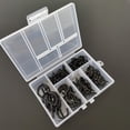 thumbnail image 2 of 75pcs Cup Screw Ceiling Hook with Black Coating Self Tapping for Kitchen Hanging, 2 of 4
