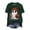 Dark Green, variant on Women Halloween Shirts Vintage Graphic Tees Funny Ghost Printed Cute Tops Casual Loose Fit Shirts Teen Girl Clothes Grey XL