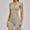Green, variant on PISONIC 2 Piece Workout Sets for Women Cross Back V Neck Tank Top Matching High Waist Biker Shorts Gym Sets