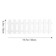 thumbnail image 2 of 8-Piece Decorative Yard Fence Set for Outdoor Gardens, Stylish Crawl Fence Perfect for Lawn and Patio Decoration, 2 of 6