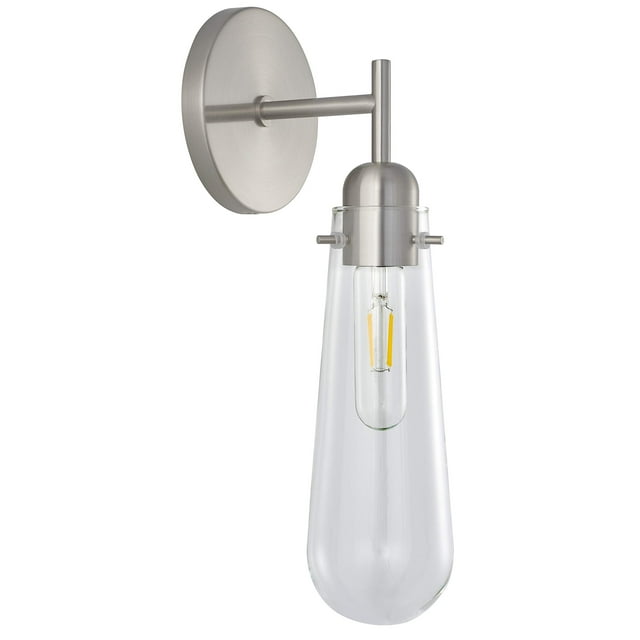 Linea di Liara Brixia Applique Moderne Nickel Brossé Lumière Murale Intérieure