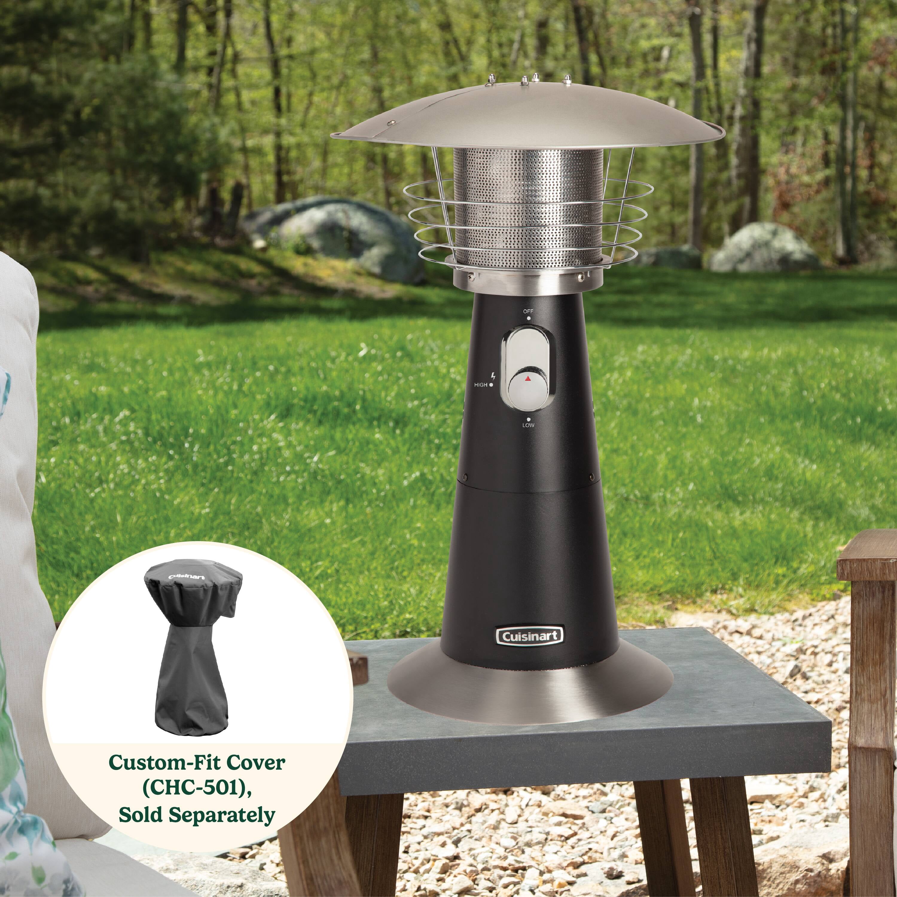 Cuisinart Tabletop Patio Heater Cover, Durable UV Resistant Polyester