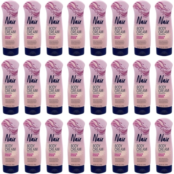 Pack of (24) Nair Hair Remover Lotion with Baby Oil, For smooth And Radiant Skin, 9 oz.
