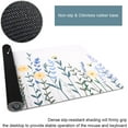 thumbnail image 3 of Desk Mat,Gaming Mouse Pad Large (35.4 x 15.8 inch), Extended Desk Pad with Non-Slip Base and Stitched Edges,Waterproof XXL Laptop Keyboard Pad White for Women,Home,Office Decor(Floral), 3 of 6
